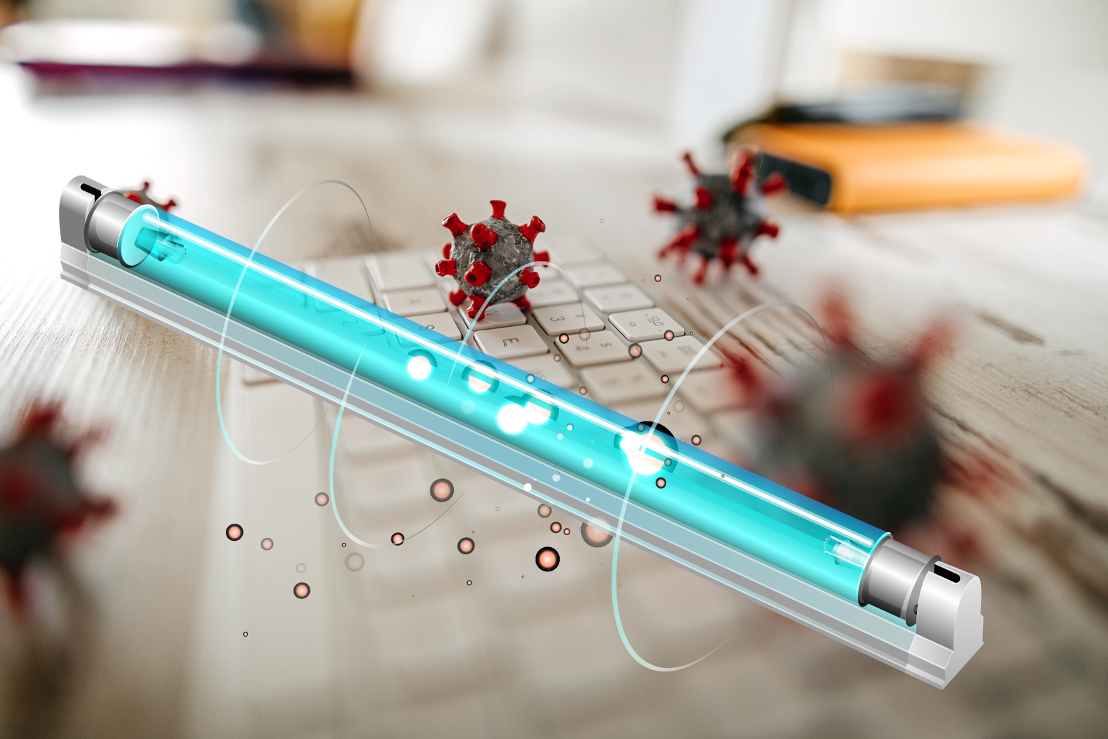 UV lamp for non destructive test